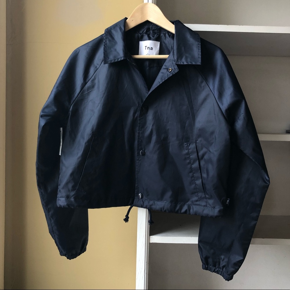 ON HOLD - NWT Aritzia TNA Coach’s Jacket in Navy